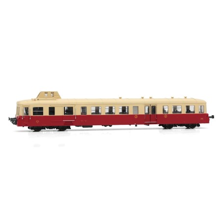 Autorail SNCF X 3800 Picasso diesel railcar red beige liver Jouef - HJ2617