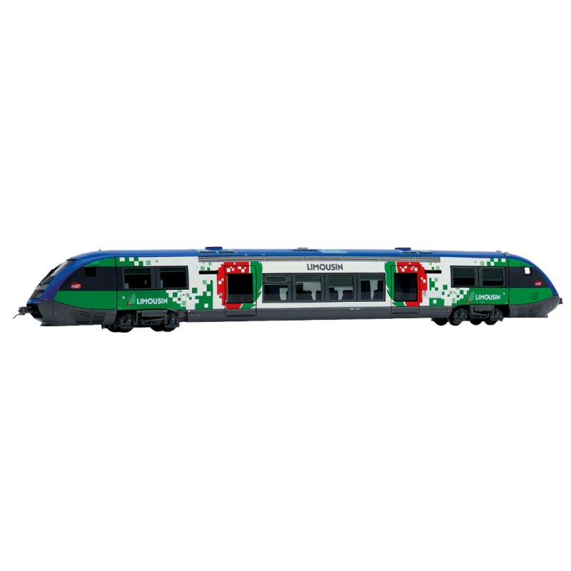 Autorail SNCF X 73500 diesel railcar Limousin ep VI SOUND jouef - HJS2467S