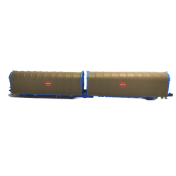 Wagon double Lails petit logo circulaire central logo central 33077