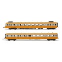 Autotrail RGP2 XBD 2710+XRAB 7710 ORANGE/GRIS BETON SNCF SOUND - jouef - HJ2388S