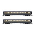 HN4404 CIWL, coffret de 2 voitures Pullman Flèche d'Or, composé de 1 voiture-salon et 1 voiture restaurant, ép. III