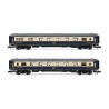 HN4404 CIWL, coffret de 2 voitures Pullman Flèche d'Or, composé de 1 voiture-salon et 1 voiture restaurant, ép. III
