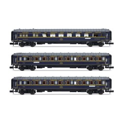 HN4487 CIWL, coffret de 3 voitures Sud-express coffret 2/2, composé de 1 x VPC Étoile du Nord + 2 x WL