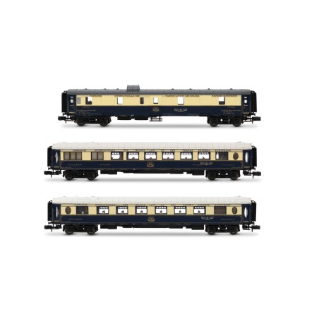HN4489 CIWL, coffret de 3 unités Etoile du Nord , set 2/2 (DD3, VPC Flèche d'Or + VP Étoile du Nord), ép. II