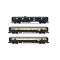 HN4490 CIWL, coffret de 3 unités Edelweiss Pullman Express, set 1/2 (DD3, VPC Flèche d’Or + VP Étoile du Nord), ép. II
