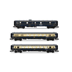 HN4491 CIWL, coffret de 3 unités « Edelweiss Pullman Express », set 2/2 (DD3, VPC Flèche d'Or + VP Étoile du Nord), ép. II