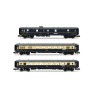HN4491 CIWL, coffret de 3 unités « Edelweiss Pullman Express », set 2/2 (DD3, VPC Flèche d'Or + VP Étoile du Nord), ép. II