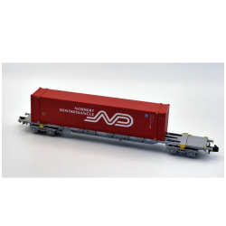 Wagon porte-conteneur 45' Norbert Dentressangle ép VI Arnold - HNS6501