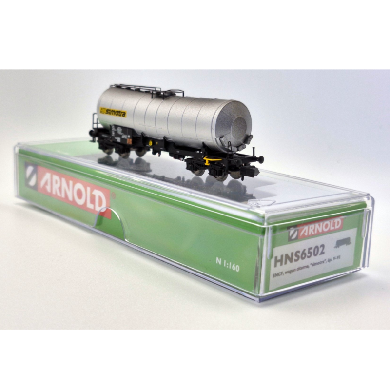 Wagon citerne SNCF en livrée argent SIMOTRA ép V Arnold - HN6502