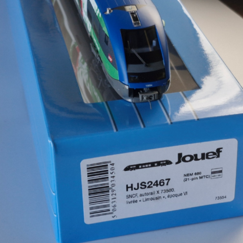 Autorail SNCF X 73500 diesel railcar Limousin ep VI SOUND jouef - HJS2467S